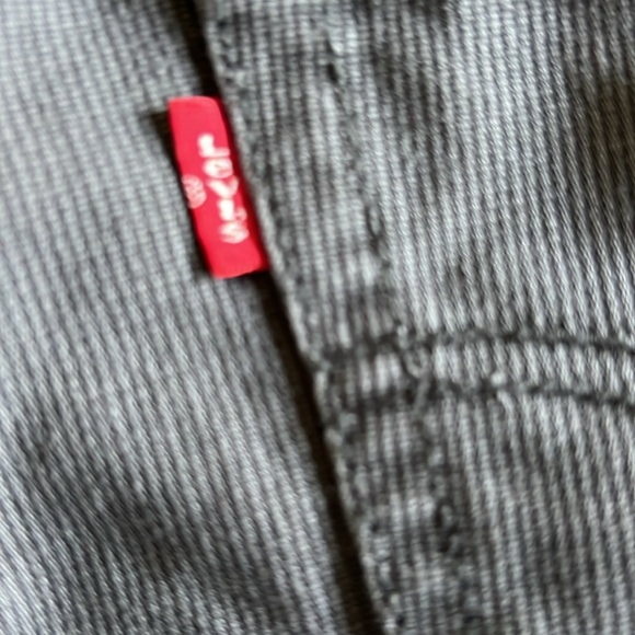 Boys Levi’s gray corduroy five 1110 regular skinny jeans - Picture 6 of 6